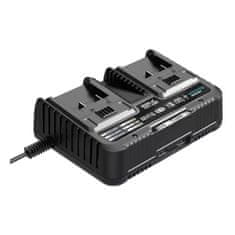 Dedra Sas+all PRO 220V dvojni polnilnik za akumulatorje 130W 18V SAS+ALL USB