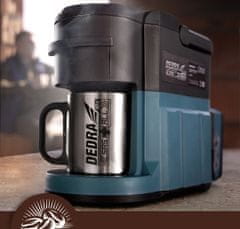 Dedra Sas+all PRO 18V akumulatorski espresso kavni aparat za mleto kavo ali kapsule