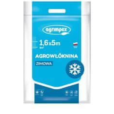 Agrimpex Debel zimski agrotekstil 1,6 m x 5 m bele barve