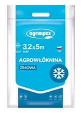 Agrimpex Debel zimski agrotekstil 3,2 m x 5 m bele barve