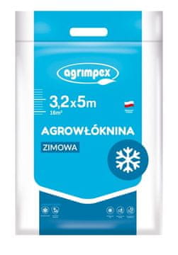 shumee Debel zimski agrotekstil 3,2 m x 5 m bele barve