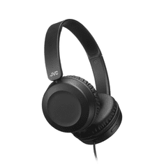 JVC has-31 be žične slušalke v ušesa z daljinskim upravljalnikom in mikrofonom črne barve