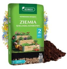 shumee Zemlja za dvignjene gredice 50 l
