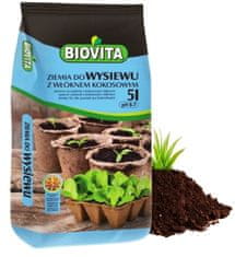 BioVita Zemljo za setve s kokosovimi vlakni 5l