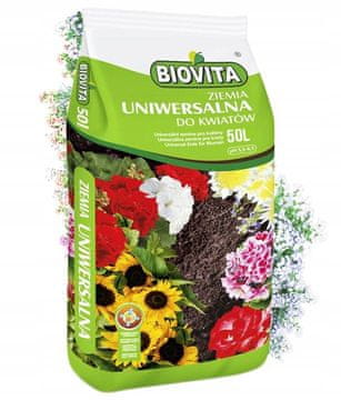 BioVita Zemlja za pelargonije in balkonske rastline 50 l