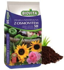 BioVita Univerzalna zemlja za rože z osmovitom 50 l
