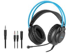 A4Tech slušalke fstyler fh200i modre (3,5 mm priključek)