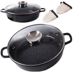 Northix Enolončnica s pokrovom - aluminij - 5,7 l 