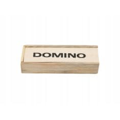 Northix Igra Domino v leseni škatli 