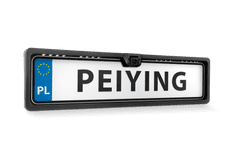 Peiying kamera za vzvratno vožnjo avtomobila z žiroskopom v okvirju registrske tablice peiying