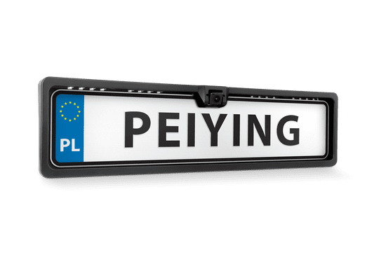 Peiying kamera za vzvratno vožnjo avtomobila z žiroskopom v okvirju registrske tablice peiying