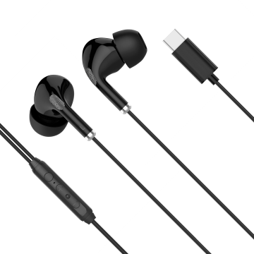 shumee Ušesne slušalke Kruger & Matz C1 z USB-C mikrofonom, črne