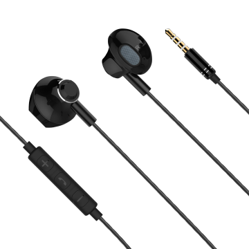 shumee Kruger&amp;Matz B2 in-ear slušalke z mikrofonom, črne