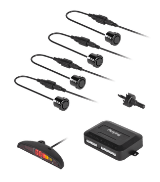 shumee Zadnji parkirni senzorji za vzvratno vožnjo LED IP67 Peiying LED zaslon 4 kosi