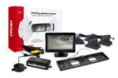 AMIO komplet parkirnih senzorjev tft01 4,3" s kamero hd-402-led 4 senzorji črna tovornjak
