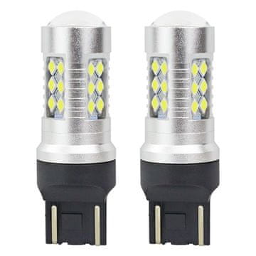 AMIO žarnice canbus 3030 24smd t20 7443 w21/5w bela 12v/24v