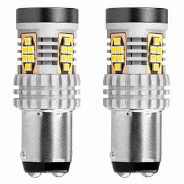 AMIO LED žarnice canbus 3020 24smd 1157 bay15d p21/5w bela