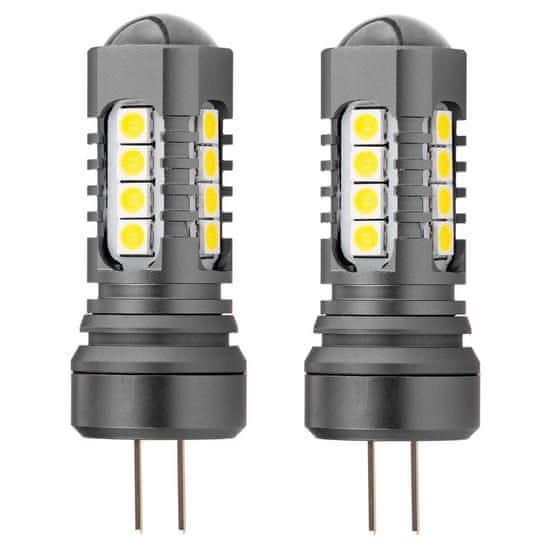 AMIO žarnice canbus 3030 18smd hp24w bela 12v/24v