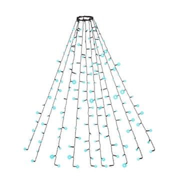 Family Christmas Lučke za na jelko 120 LED 1,9m IP44 hladno bele