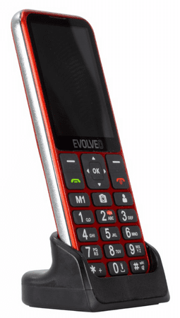 Evolveo Easyphone LT EP-880, 4G, rdeč