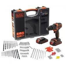 Black+Decker AKU UDARNI VRTALNIK / VIJAČNIK 18V 2x1,5Ah BDCHD18BOA