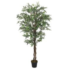 Vidaxl Umetni javor 672 listov 180 cm zelen