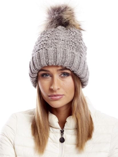 Wool Fashion Ženska kapa Apeyadana svetlo rjava