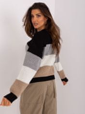 Badu Klasičen ženski pulover Vénérande črno-bež Universal