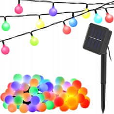 MG Garland RGB sončna veriga 50 LED 6.7m