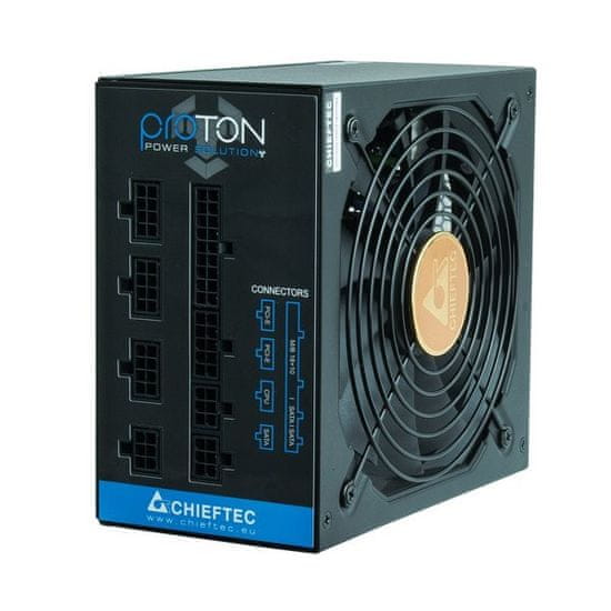 Chieftec napajalnik BDF-750C / Proton Series / 750W / 140mm ventilator / akt. PFC / modularni kabli / 80PLUS Bronze