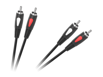 slomart Cabletech Eco-Line kabel 2RCA-2RCA, 5m