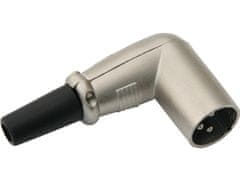 Blow 1655# xlr 3p mikrofonski vtič za kotni kabel