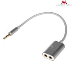 Maclean mctv-580 46430 kabel 3,5-milimetrski razdelilni adapter za slušalke in mikrofon