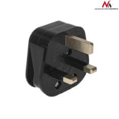 Maclean mce193 52067 uk vtič črn za montažo kabla 13a 230v uk 3 pin