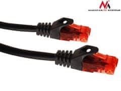 Maclean maclean kabel, patchcord utp, vtič, cat6, 10m, črn, mctv-738
