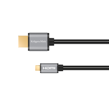 shumee Kruger&Matz Basic HDMI kabel - 2.0, 180 cm, 4K, 60 Hz, HDR