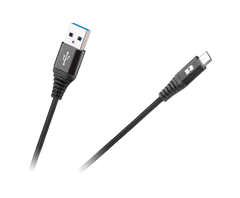 LP kabel usb - usb micro rebel 200 cm črn