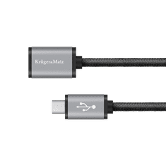shumee USB kabel - mikro USB vtičnica-vtikač 1,0m Kruger & Matz