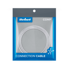 Rebel kabel usb - usb micro rebel 100 cm bela