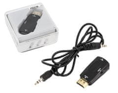 hd31b adapter hdmi na vga pozlačen