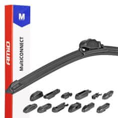 AMIO Amio Multiconnect 21" 530 mm brisalec z 12 adapterji amio-01196
