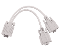 shumee VGA adapter (15pin moški) -2x (15pin ženski)