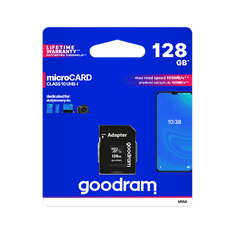 GoodRam pomnilniška kartica microsd 128gb uhs-i goodram z adapterjem
