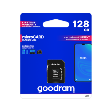 shumee Pomnilniška kartica Goodram microSD 128 GB Class 10 UHS-I SD Adapter