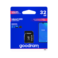 GoodRam pomnilniška kartica microsd 32 gb uhs-i goodram z adapterjem