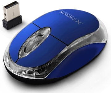 Extreme EXTREME WIRELESS 2.4GHZ OPTIČNA MIŠKA 3D USB HARRIER BLUE