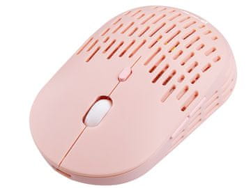 Miška TRACER PUNCH brezžična RF 2.4 Ghz roza