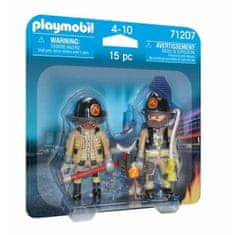 Playmobil Zbirka figuric Playmobil 71207 Gasilec 15 Kosi Duo