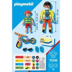 Playmobil Playset Playmobil City Life - Paramedic with Patient 71245 15 Kosi