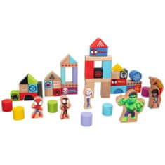 Playset Spidey Amazing Friends 50 Kosi 4 kosov 8 x 9,5 x 1,5 cm